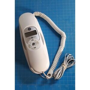 GE 29267GE1-B White Wall Mountable Single Line Corded Caller ID Phone